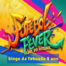 bingo da tabuada 5 ano